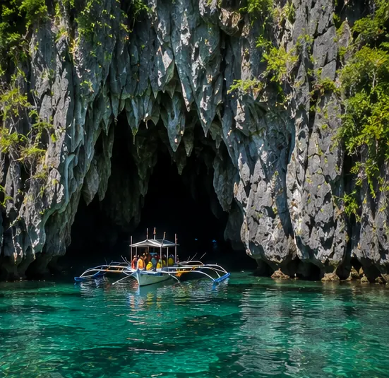Cathedral Cave w El Nido