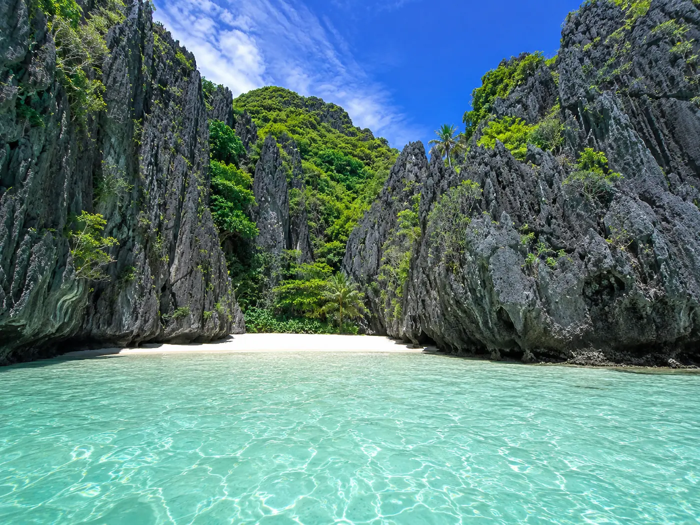 Hidden Beach na trasie Tour C w El Nido